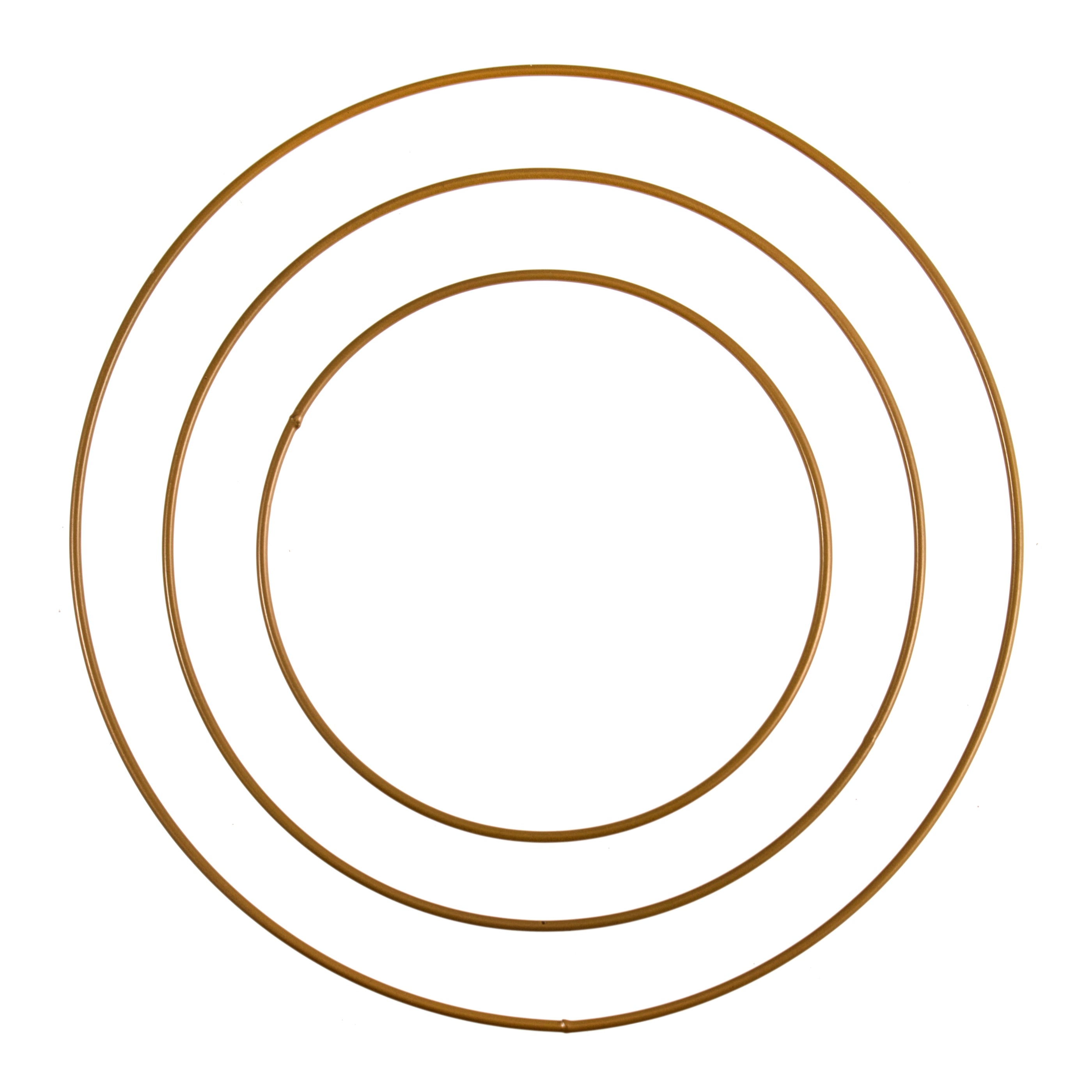Craft Hoops: Wire: 15, 50 & 25cm: Gold - Trimits