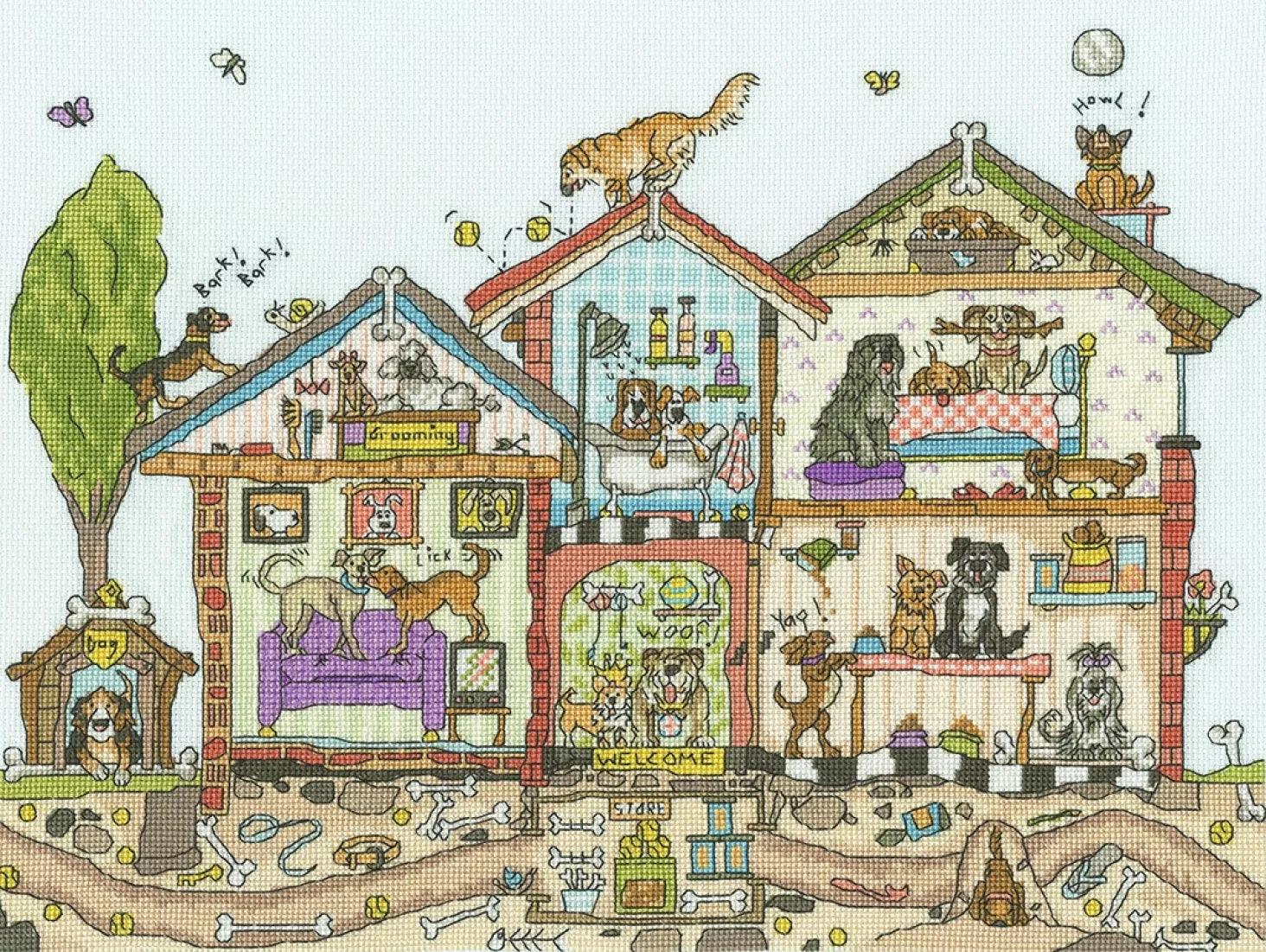 Bothy Threads Cut Thru Pooch Palace