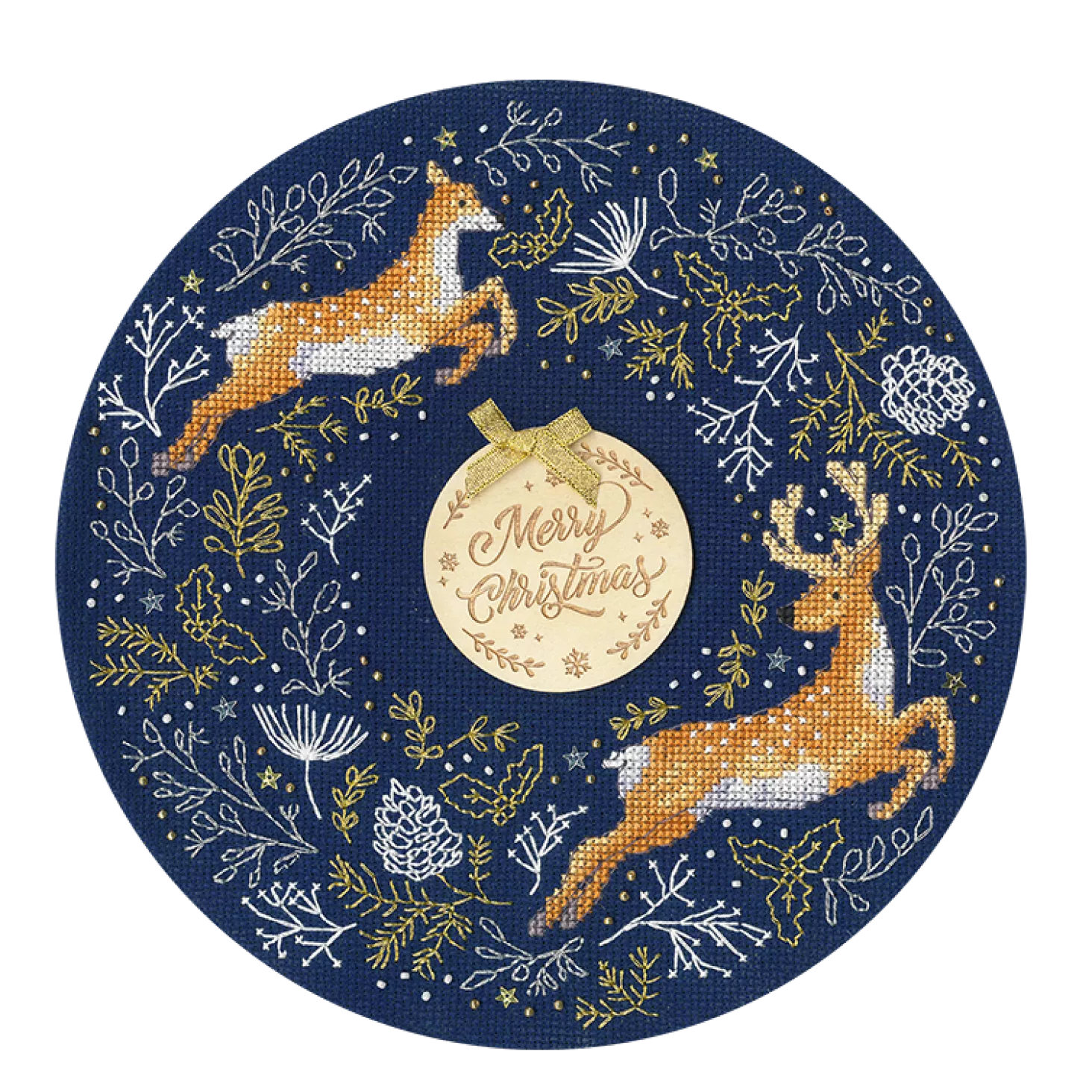 Woodland Wreath - by Bothy Threads and designed by Jane Sunner