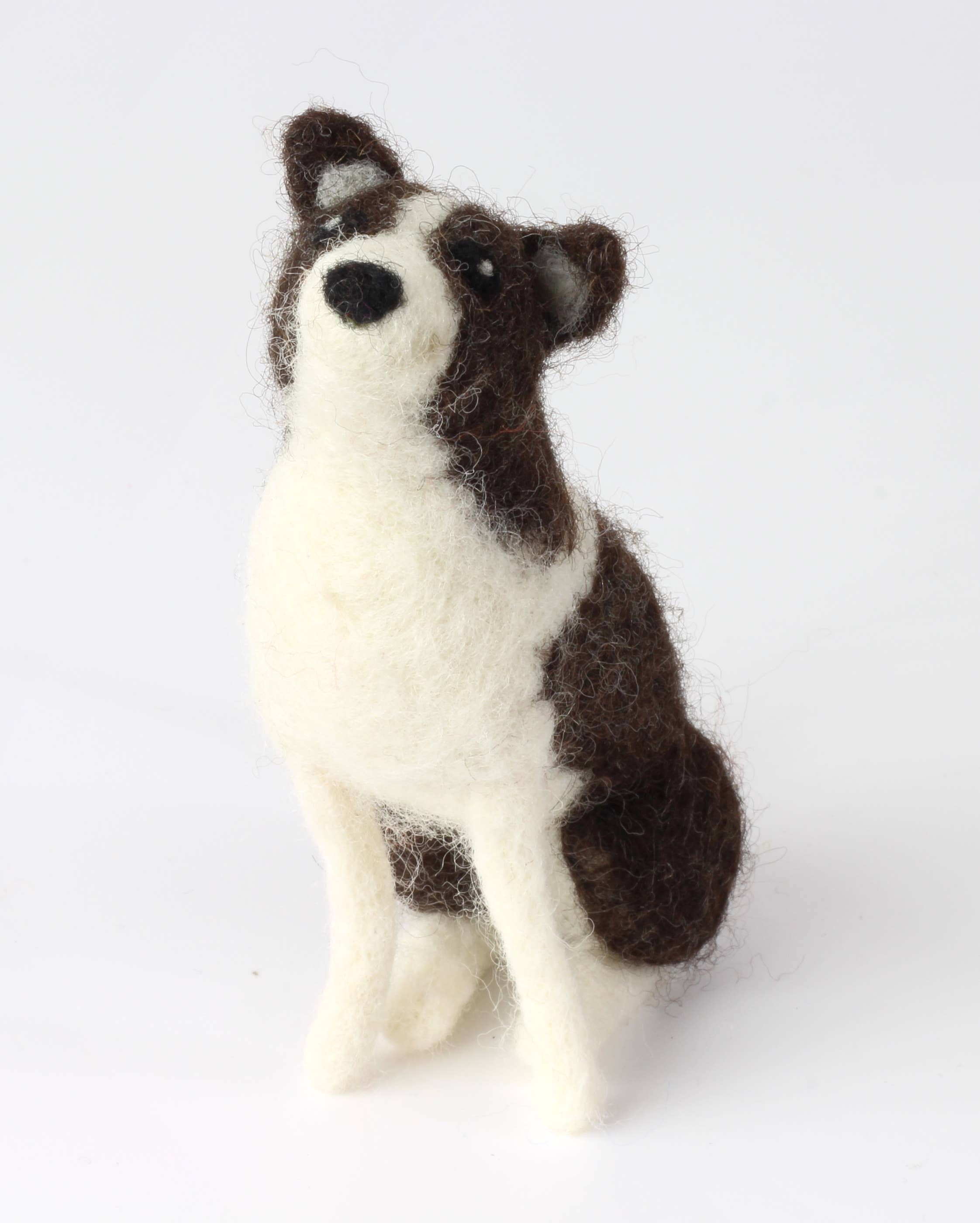 Border Collie Needle Felting Kit