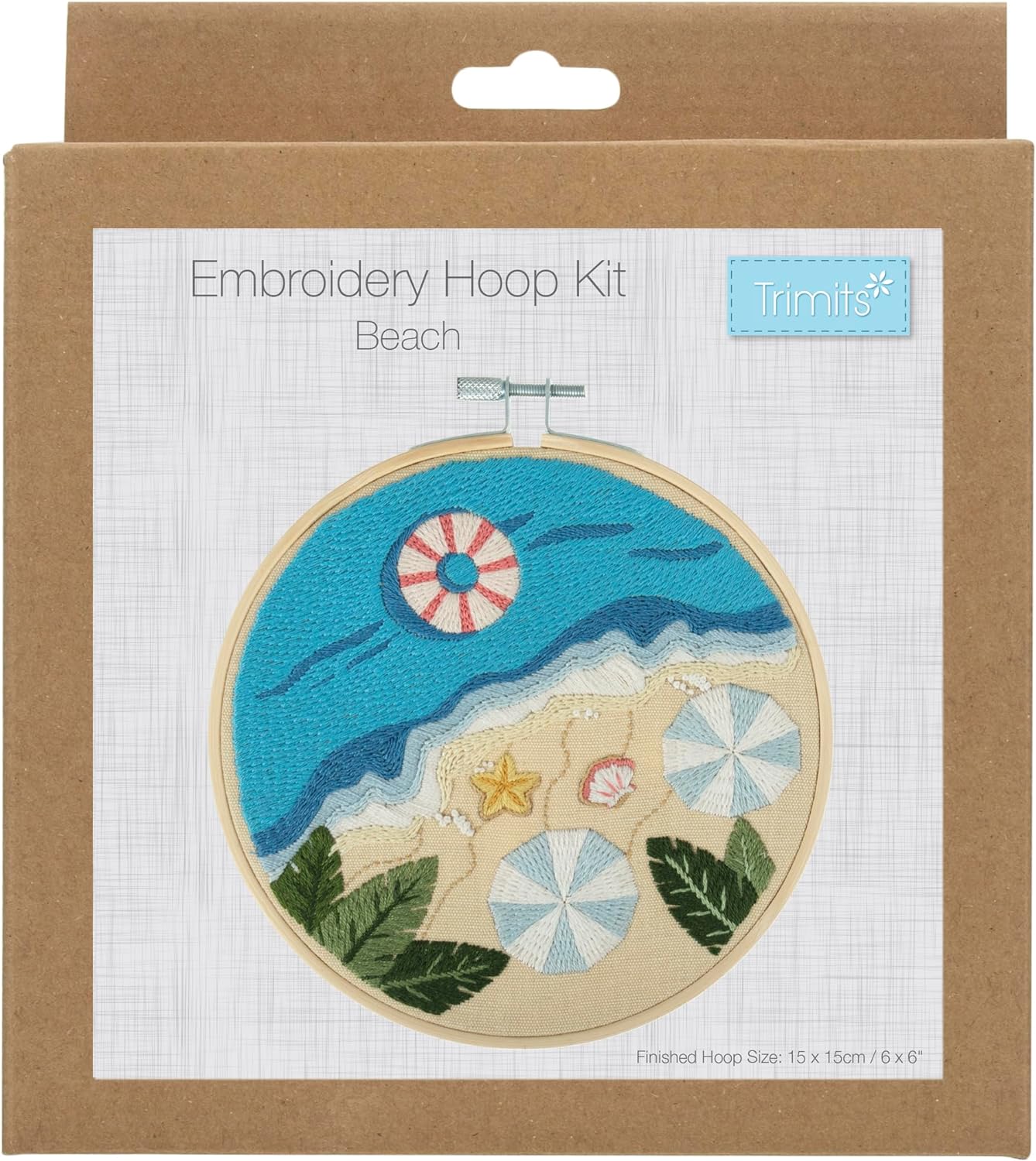 Embroidery Hoop Kit - Beach