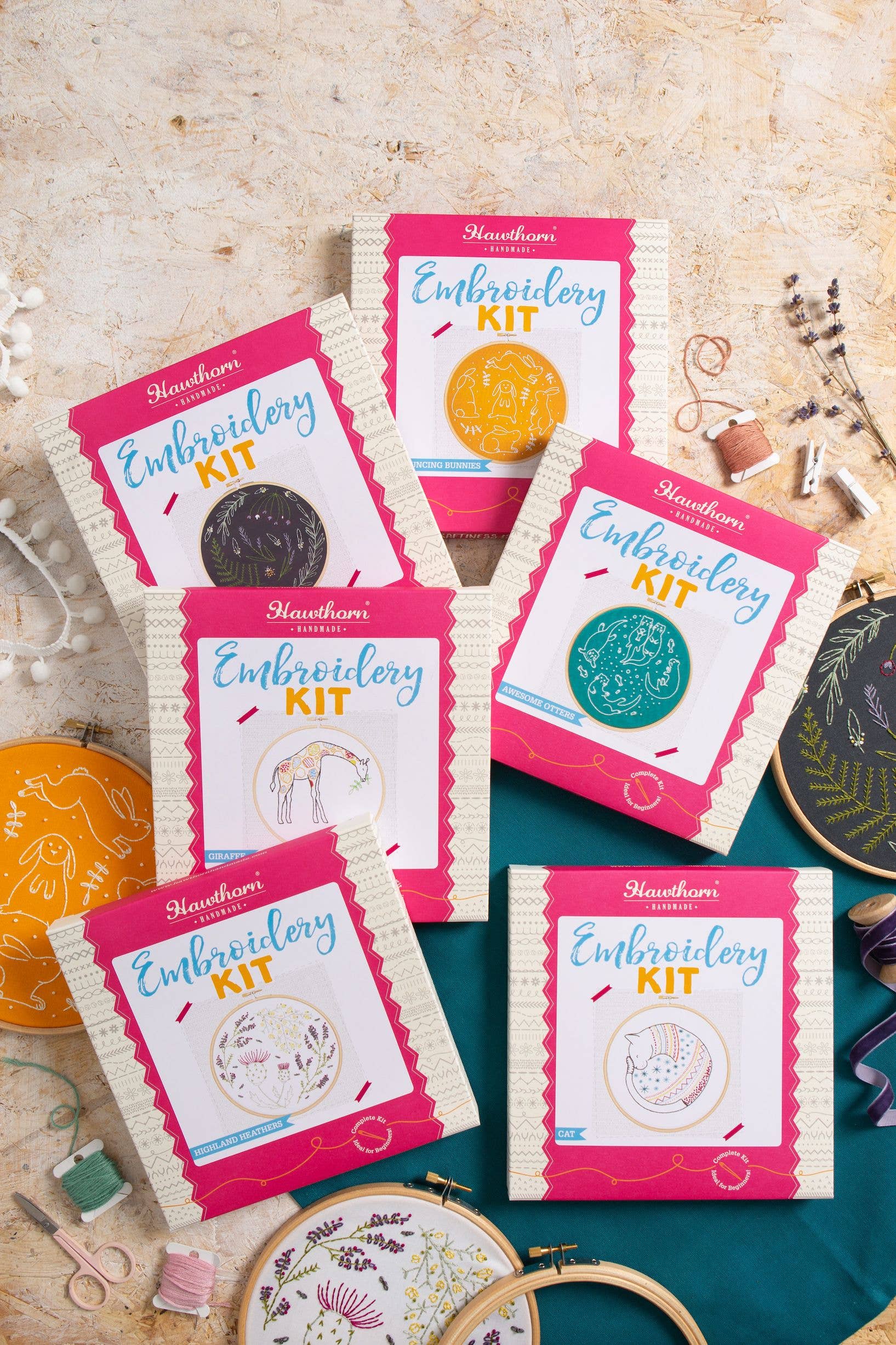 Hedgehog Embroidery Kit