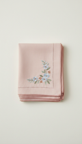 Blush Pink Hand-Stitched Napkin Set