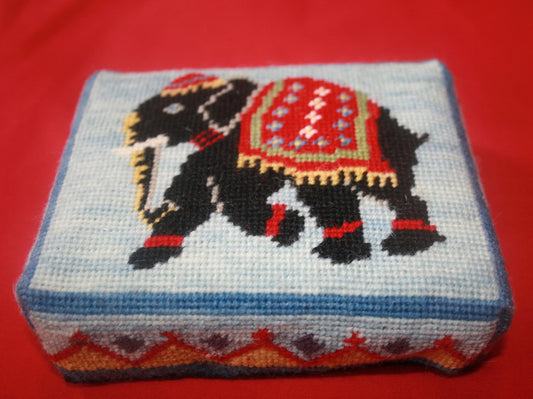 Elephant Tapestry Pincushion Kit - Fox Tapestry Designs (Wales)