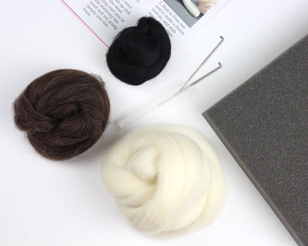 Border Collie Needle Felting Kit