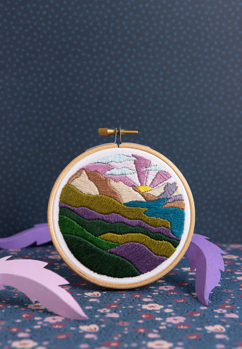 Highland Hike Mini Embroidery Kit