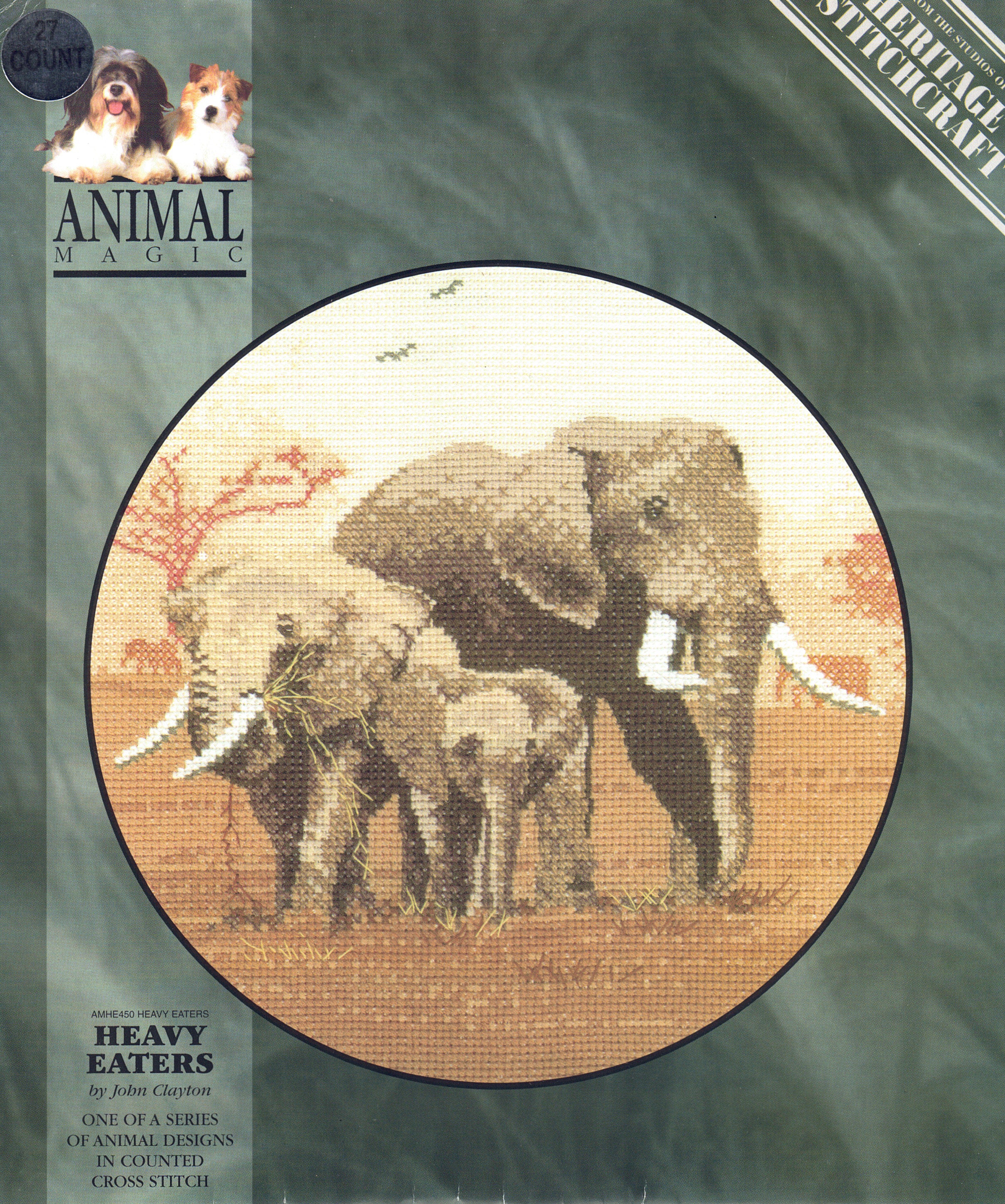 Heritage Stitchcraft & John Clayton - Animal Magic - Heavy Eaters