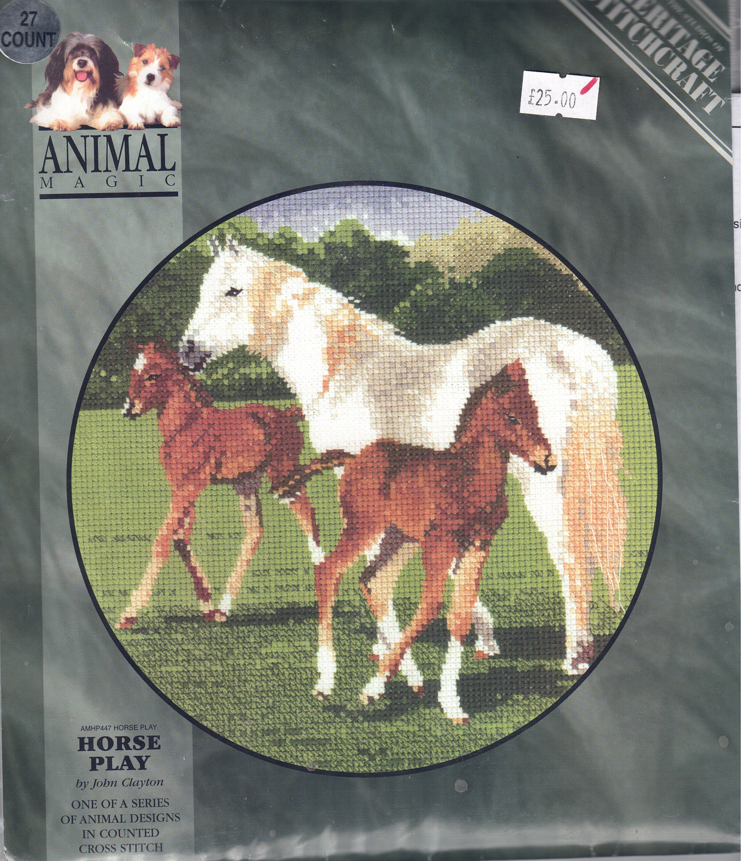 Heritage Stitchcraft & John Clayton - Animal Magic - Horse Play