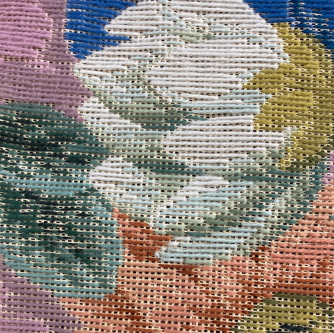 H4200TT Pink & Blue Flowers : Martin Winkler Tramme tapestry canvas