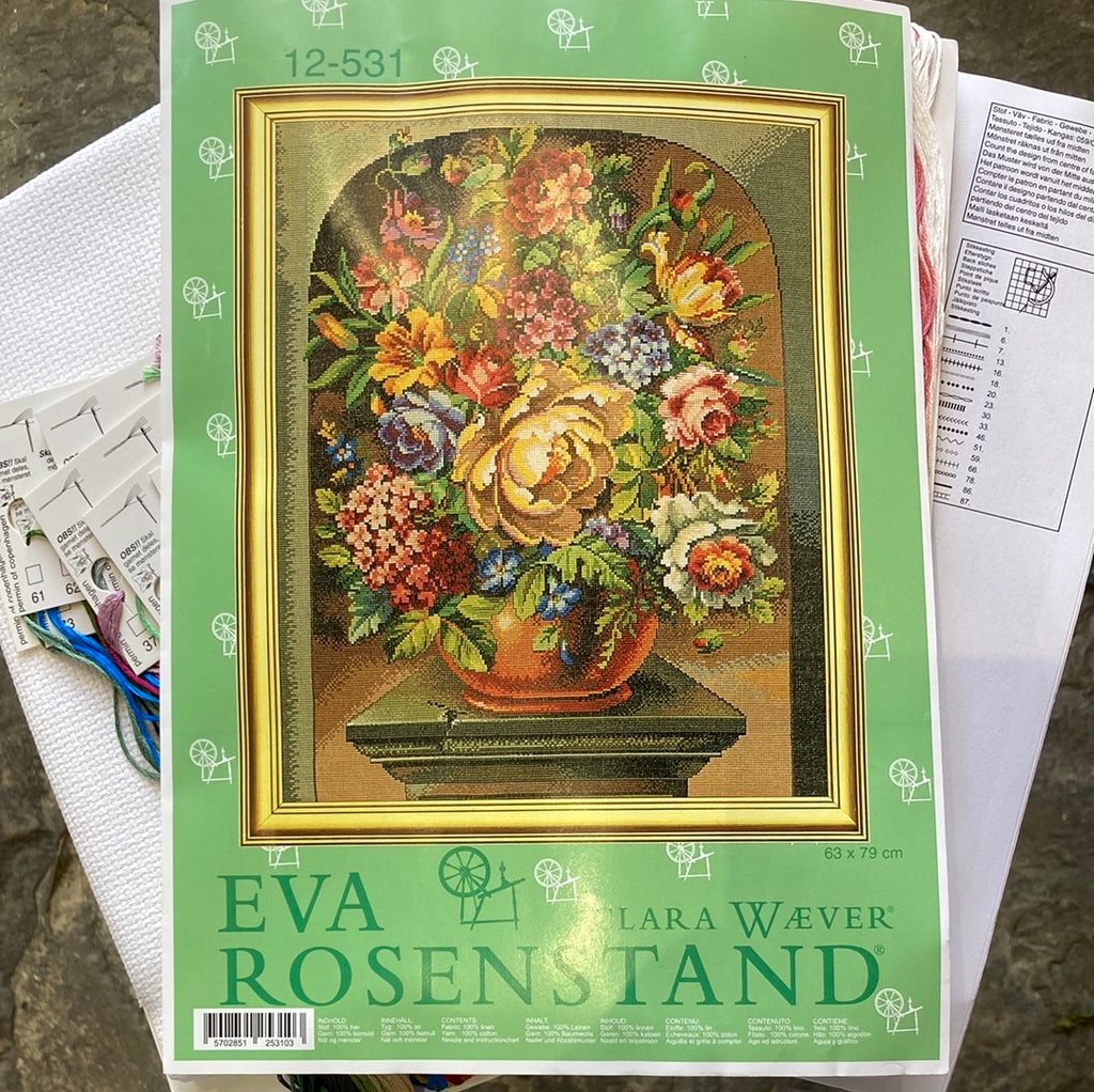 Classical Flower Bowl on Pedestal (12-531) by Clara Waever / Eva Rosenstand