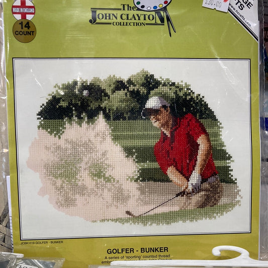 The John Clayton Collection Golfer -Bunker