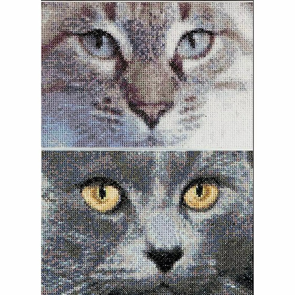 Cats Cross Stitch kits (2 cats per kit): Thea Gouveneur