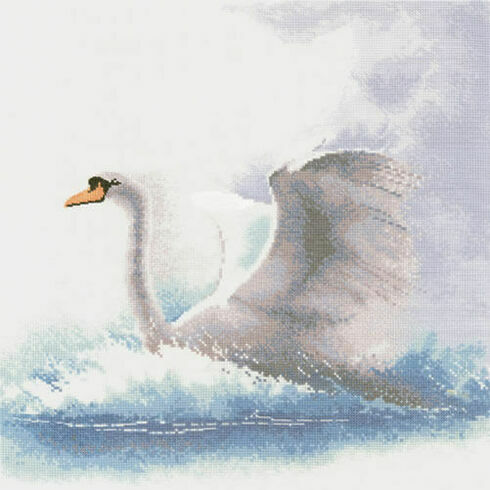 John Clayton's Flights of Fancy - Swan in Flight (Discontinued - last one)