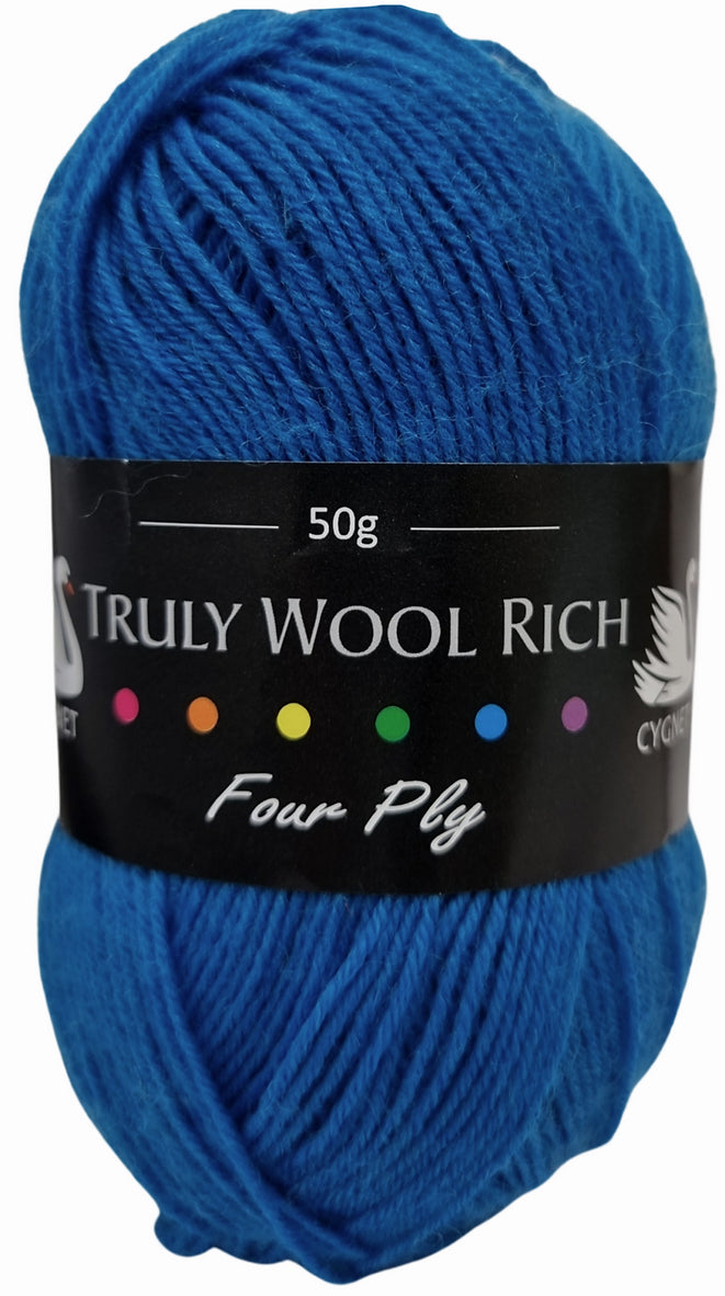 Truly Wool Rich 4 Ply Yarn - Cygnet Yarns