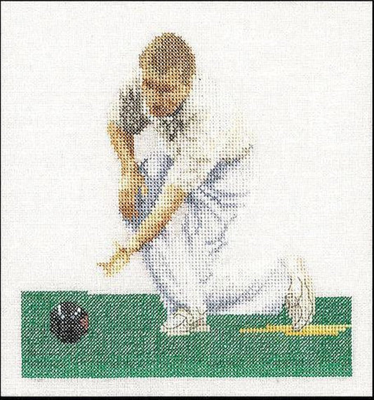 Thea Gouverneur Cross Stitch Kit - Bowling 3059. Counted cross stitch kit from the fabulous Thea Gouverneur in The Netherlands. This kit is available on either Aida or linen.