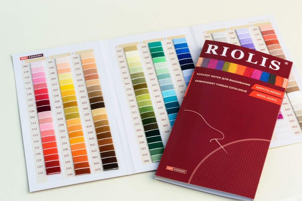Riolis Embroidery Thread - colours 100-475
