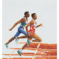 Thea Gouverneur Cross Stitch Kit - Hardlopen / Running 3058. Counted cross stitch kit from the fabulous Thea Gouverneur in The Netherlands. This kit is available on either Aida or linen.