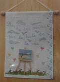 Cousines & Cie Mini Wall-hanging - Brode Tes Reves
