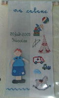 Cousines & Cie Beaded Birth Hanger - Ma Cabane