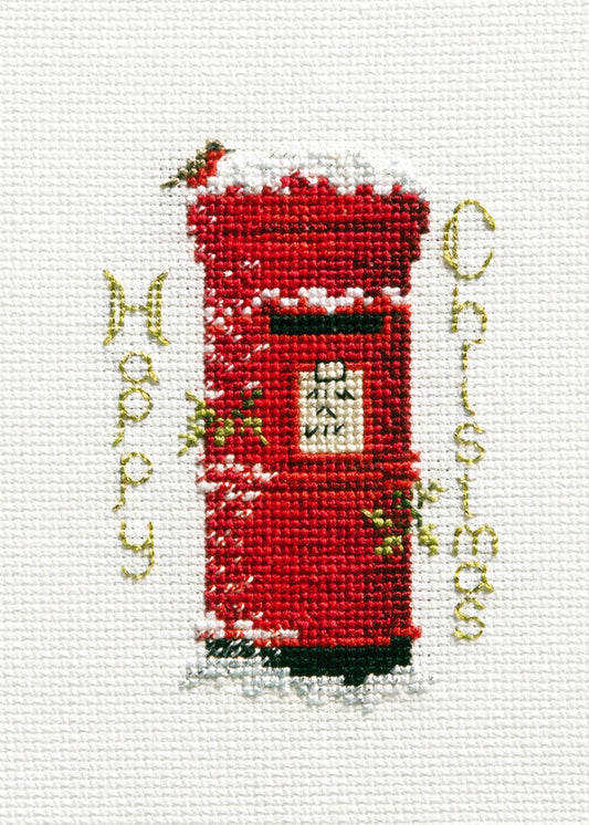 Christmas Card - Christmas Post by Bothy Threads. Cross stitch kit with card and envelope