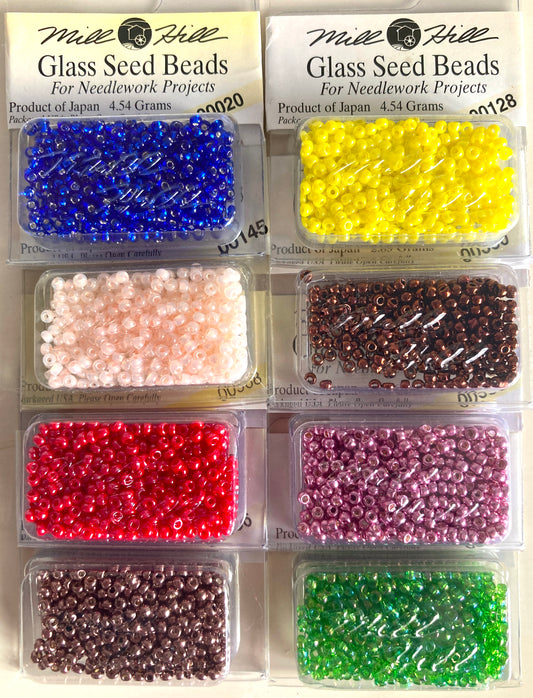 Glass Seed Beads Size 11  - Colours 000202 - 02048