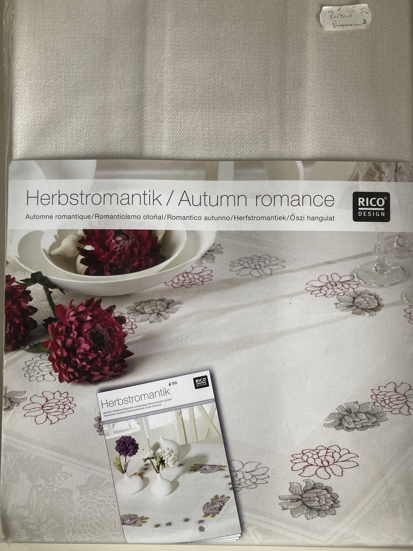 Table Runner for counted cross-stitch - Autumn Romance