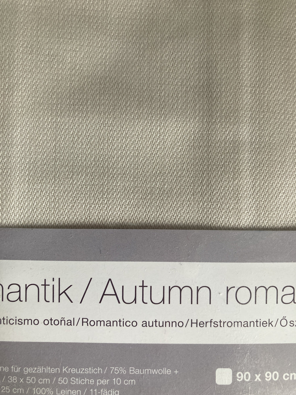 Table Runner for counted cross-stitch - Autumn Romance
