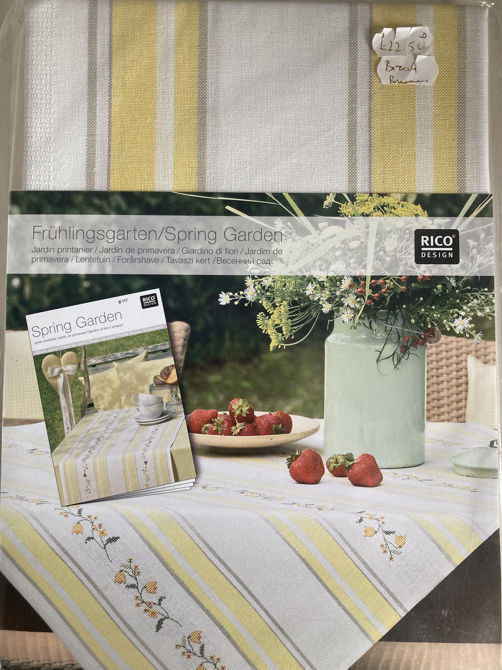 Table Runner for counted cross-stitch - Spring Garden