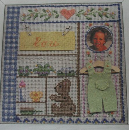 Cousines & Cie Beaded Birth Sampler - Coucou c'est moi