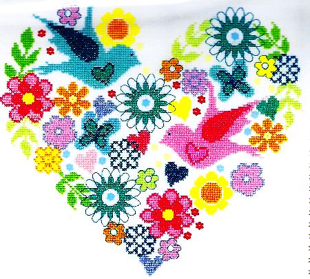 Bothy Threads - Heart Bouquet