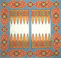 Backgammon Tapestry Cushion Kit - Fox Tapestry Designs (Wales)
