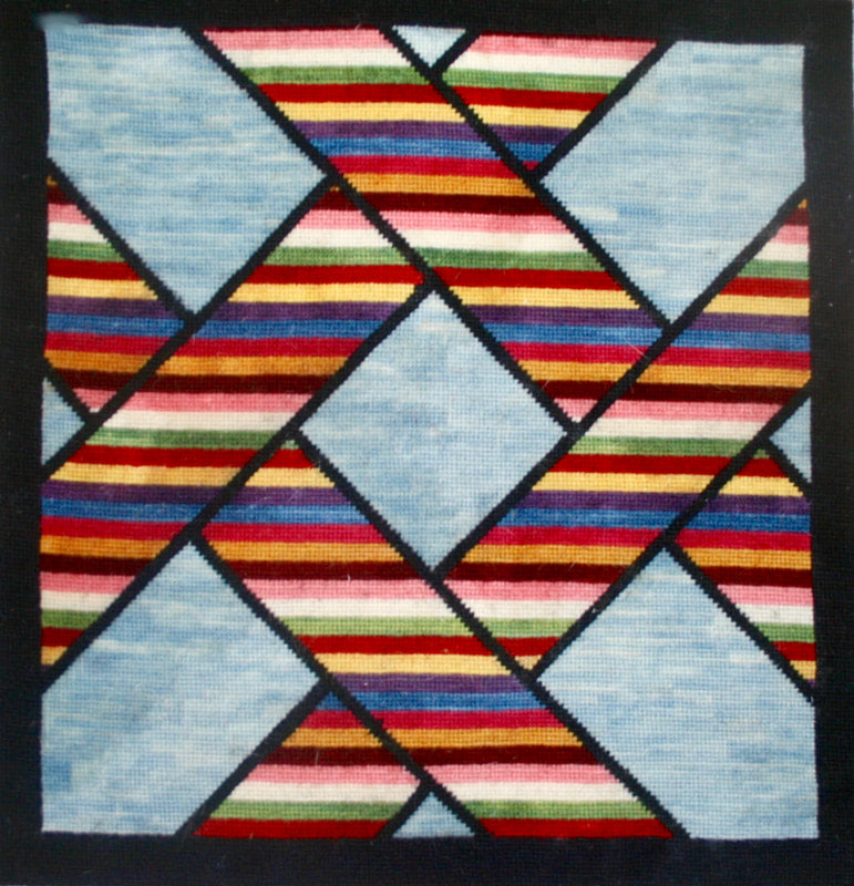 Criss-cross Tapestry Cushion Kit - Fox Tapestry Designs (Wales)