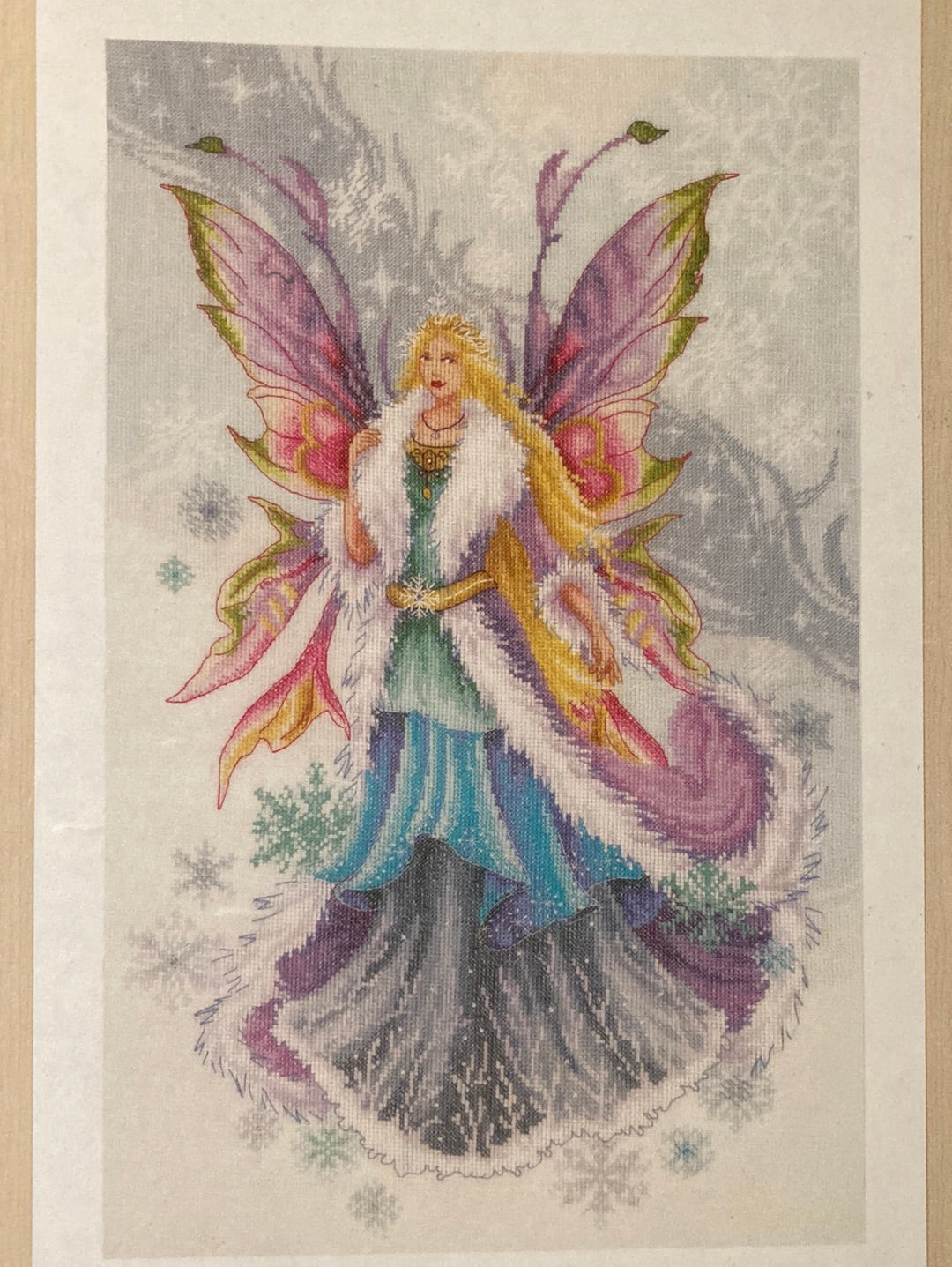 Lanarte Romance Cross Stitch Collection  - Fantasy Winter Elf Fairy