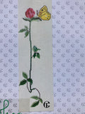 Thea Gouverneur Cross Stitch Kit (Linen) - Klaverbloem / Clover & Butterfly988