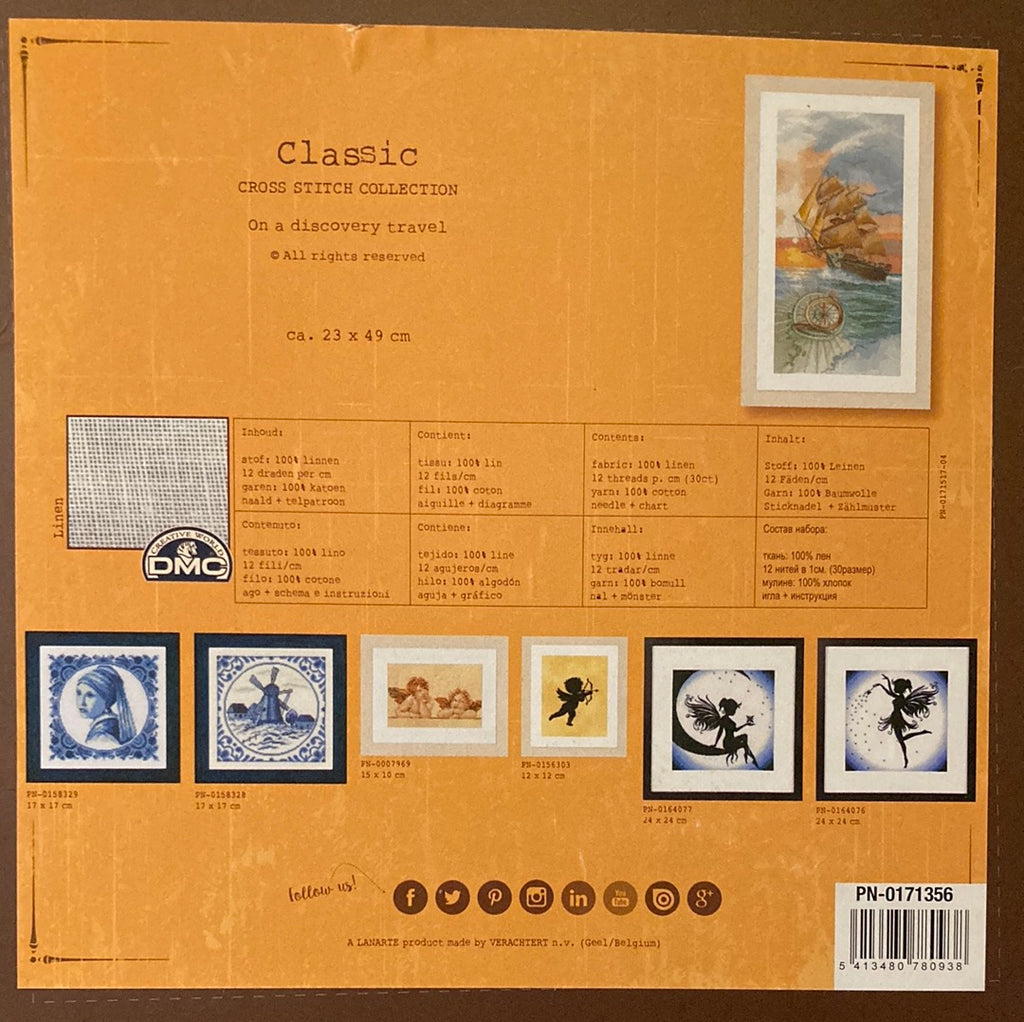 Lanarte Classic Cross Stitch Collection  - On a Discovery travel