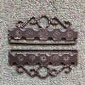 Stars and crosses Dark Bell Pull Fitting