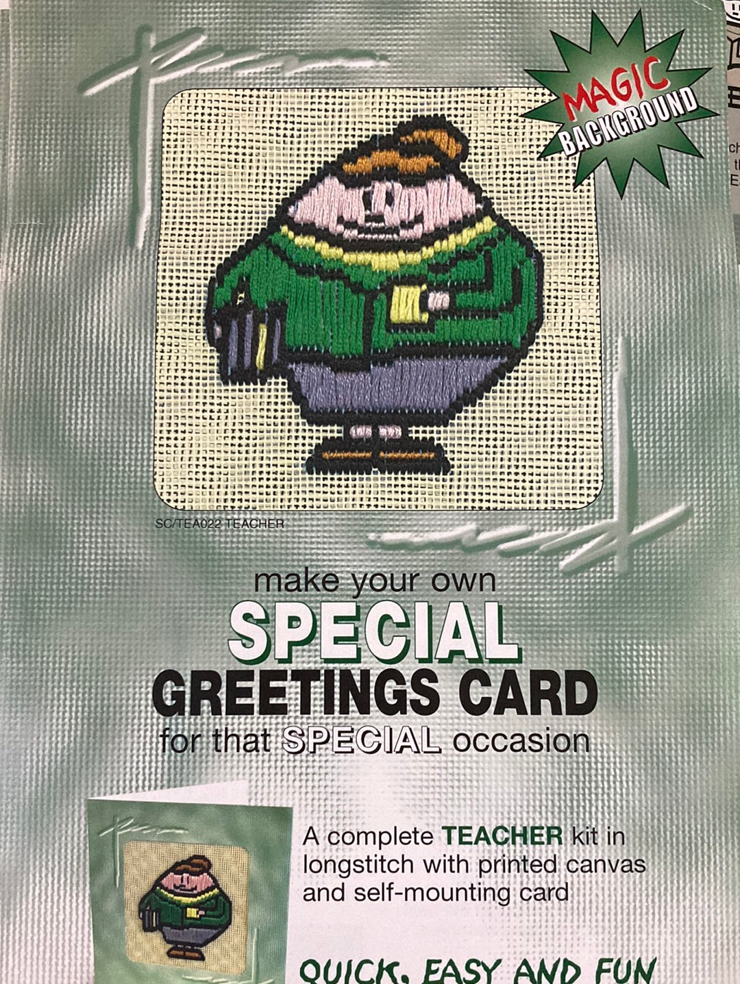 Make your own Special Greetings Card - various longstitch card kits