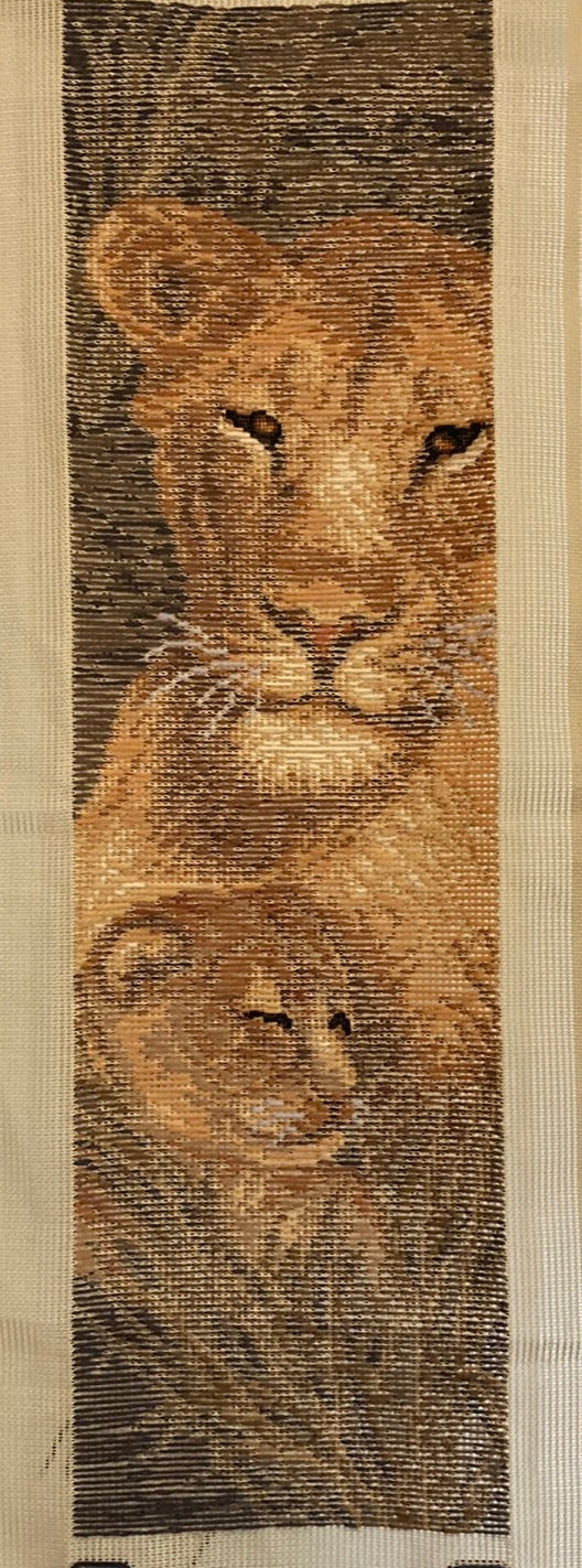 Winkler Tramme Tapestry Wall Panel / Bell Pull - Lioness with Young