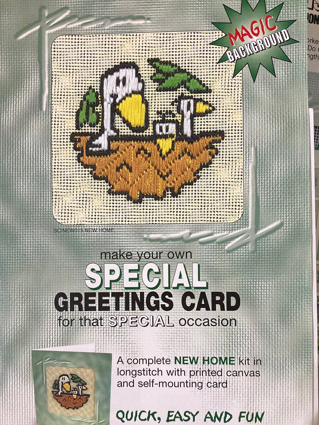 Make your own Special Greetings Card - various longstitch card kits