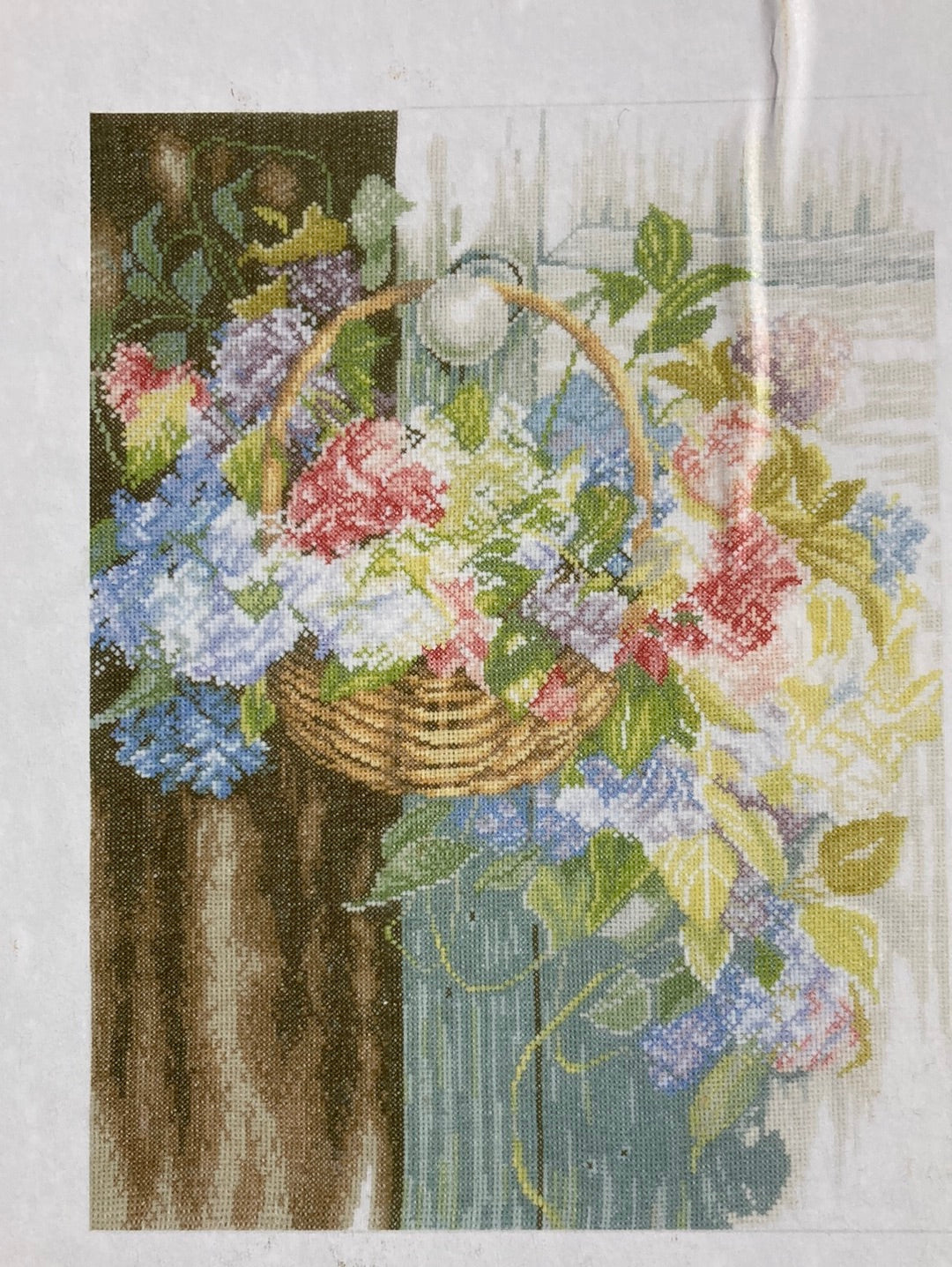 Lanarte Home and Garden Cross Stitch Collection  - Flower Basket