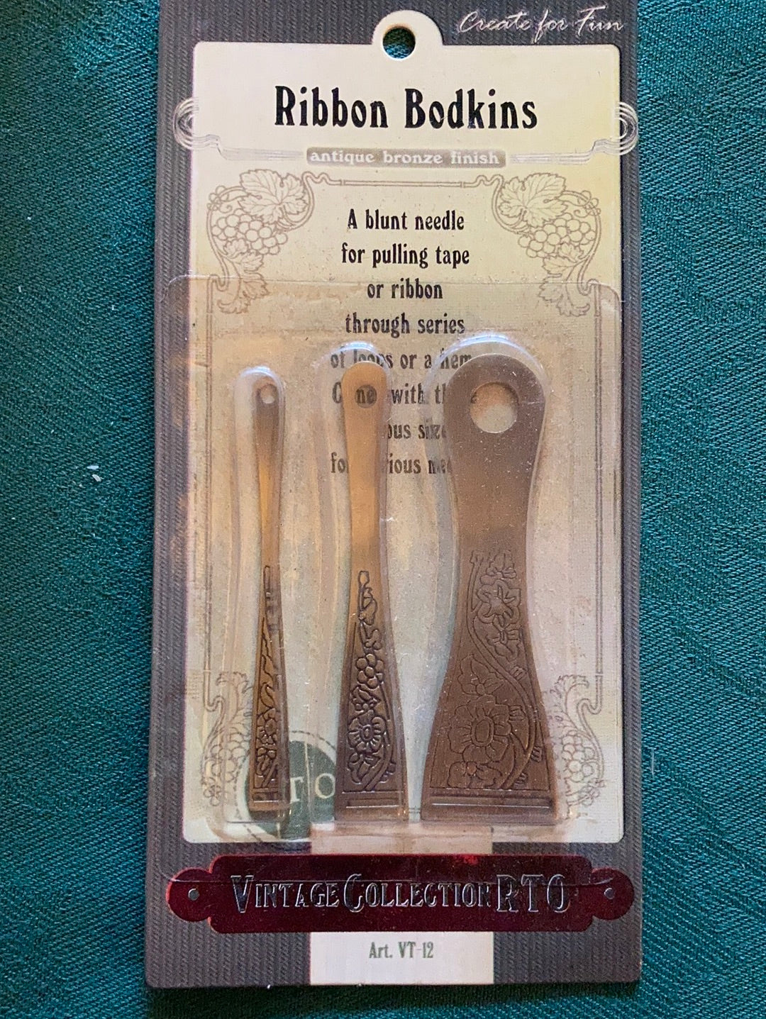 Ribbon Bodkins - Pack of 3