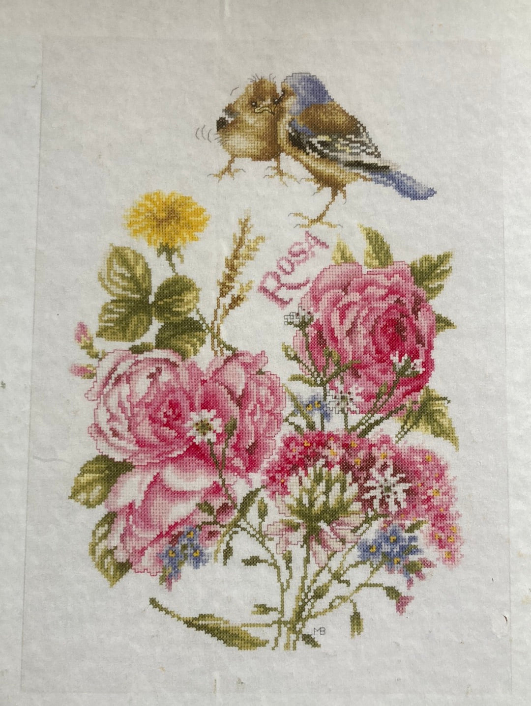 Lanarte (Marjolein Bastin) Cross Stitch Collection  - Finches and Roses