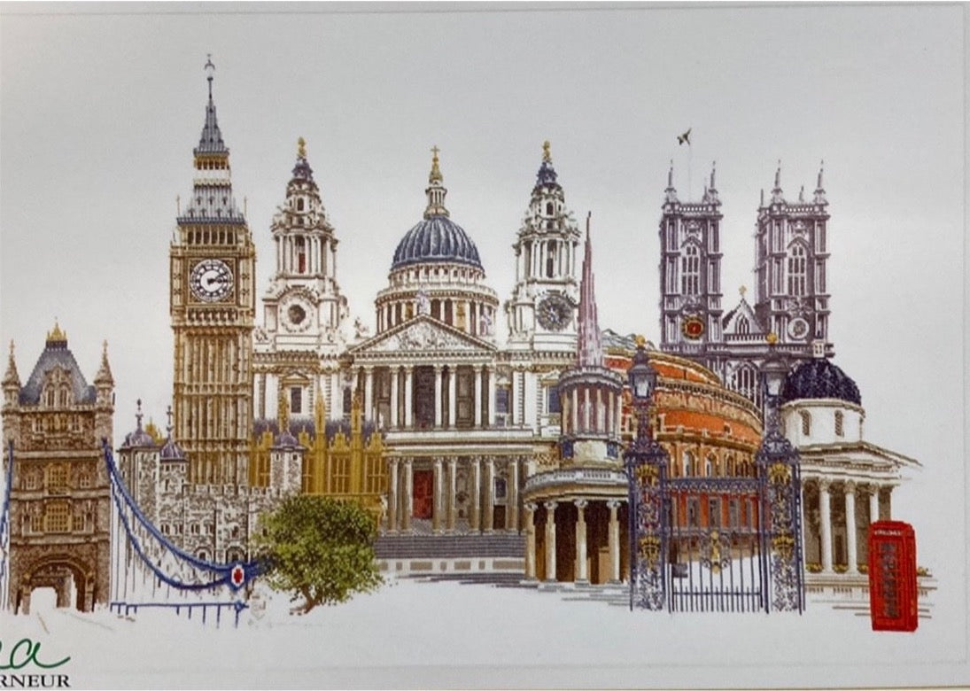 Cities Cross Stitch series by Thea Gouverneur