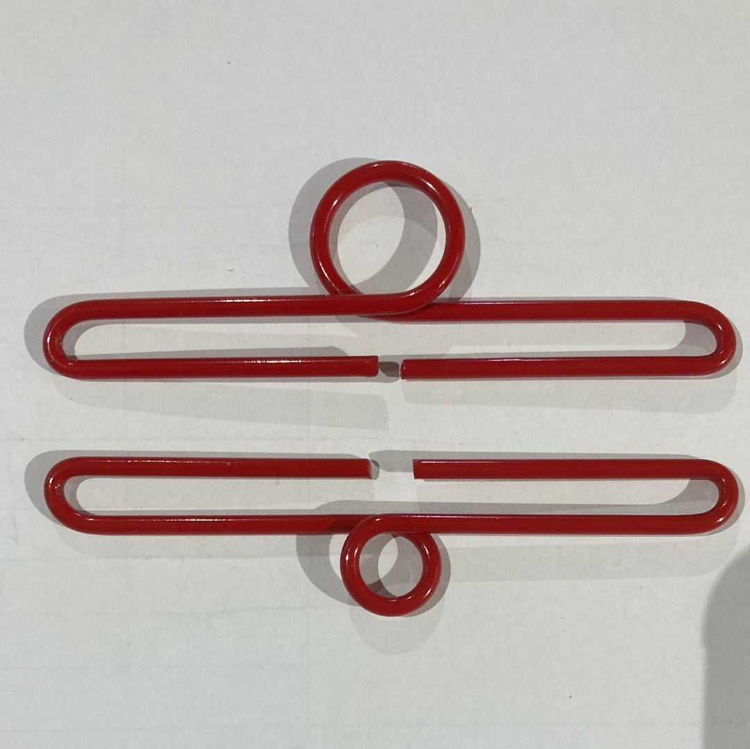Red Oslo Bell-pull fittings
