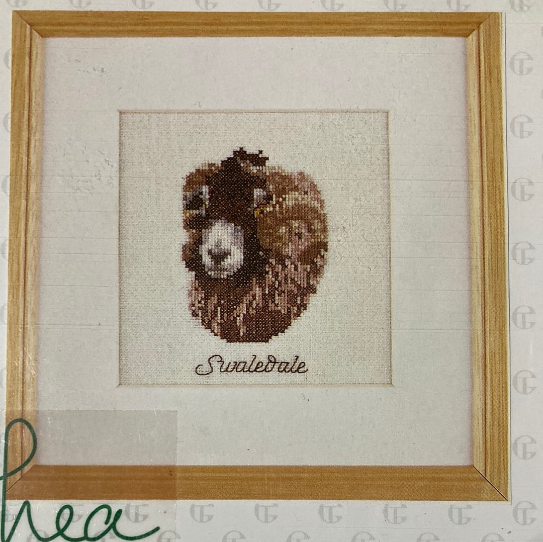 Thea Gouverneur Cross Stitch Kit (Linen) - Swaledale Sheep 2005