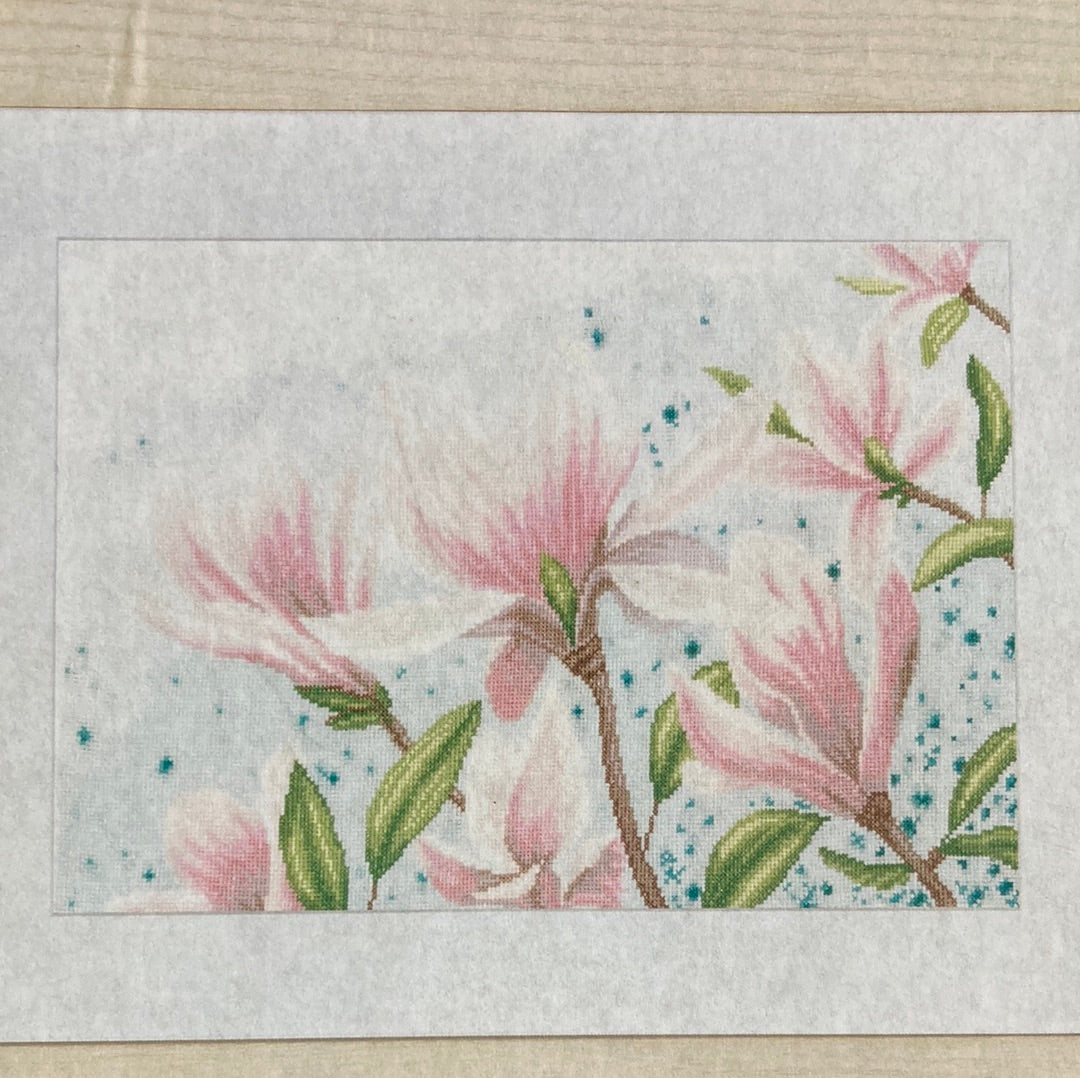 Lanarte Home and Garden Cross Stitch Collection  - Magnolias