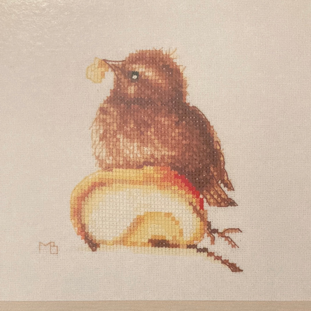 Lanarte (Marjolein Bastin) Cross Stitch Collection  - Young Blackbird