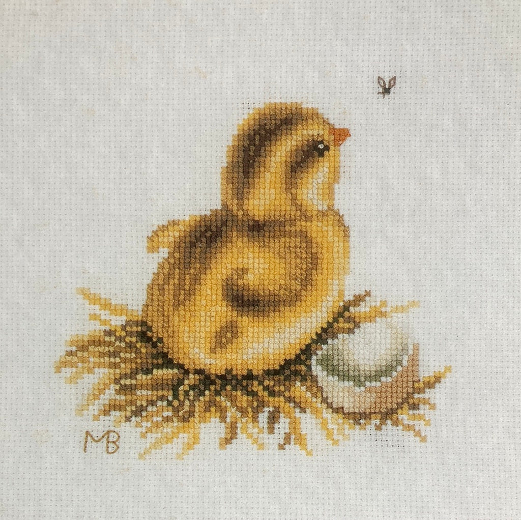 Lanarte (Marjolein Bastin) Cross Stitch Collection  - Chick with Eggshell