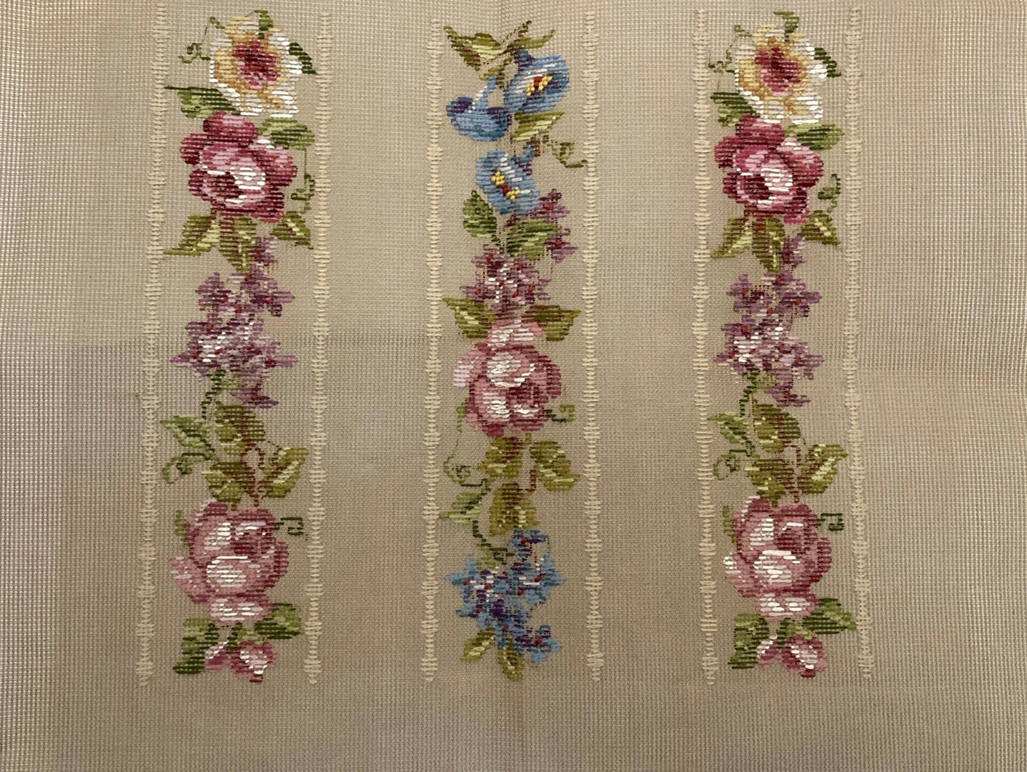 Beverley Tramme Tapestry - Regency Floral Stripes