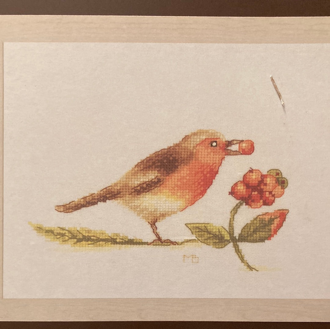 Lanarte (Marjolein Bastin) Cross Stitch Collection  - Robin